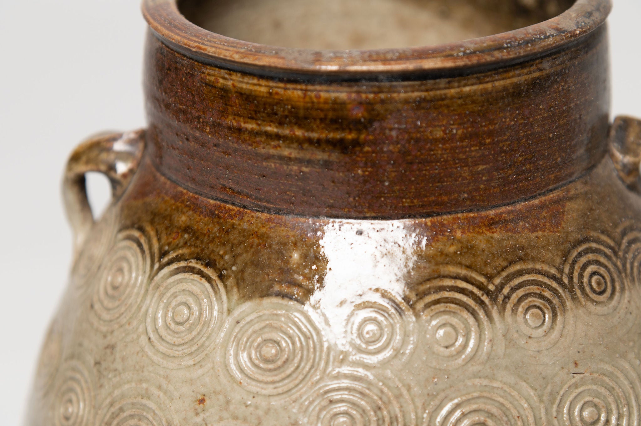 Beautiful Chinese glazed preserve jars