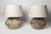 Beautiful Barnacled terracotta jar lamps