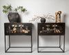 Antique 19th Century chinese cabinets on bespoke iron bases