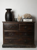 Authentic Antique 19th Century 4 drawer Burmese teak commode