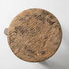 Antique chinese rustic round milking stool