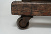 Rare Vintage Industrial Wooden Shoe Rack Trolley