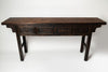 Beautiful chinese reclaimed elm four drawer console table