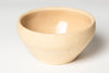 Vintage French Digoin stoneware bowls, in creamy colourway