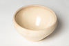 Vintage French Digoin stoneware bowls, in creamy colourway