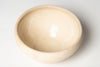 Vintage French Digoin stoneware bowls, in creamy colourway