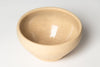 Vintage French Digoin stoneware bowls, in creamy colourway