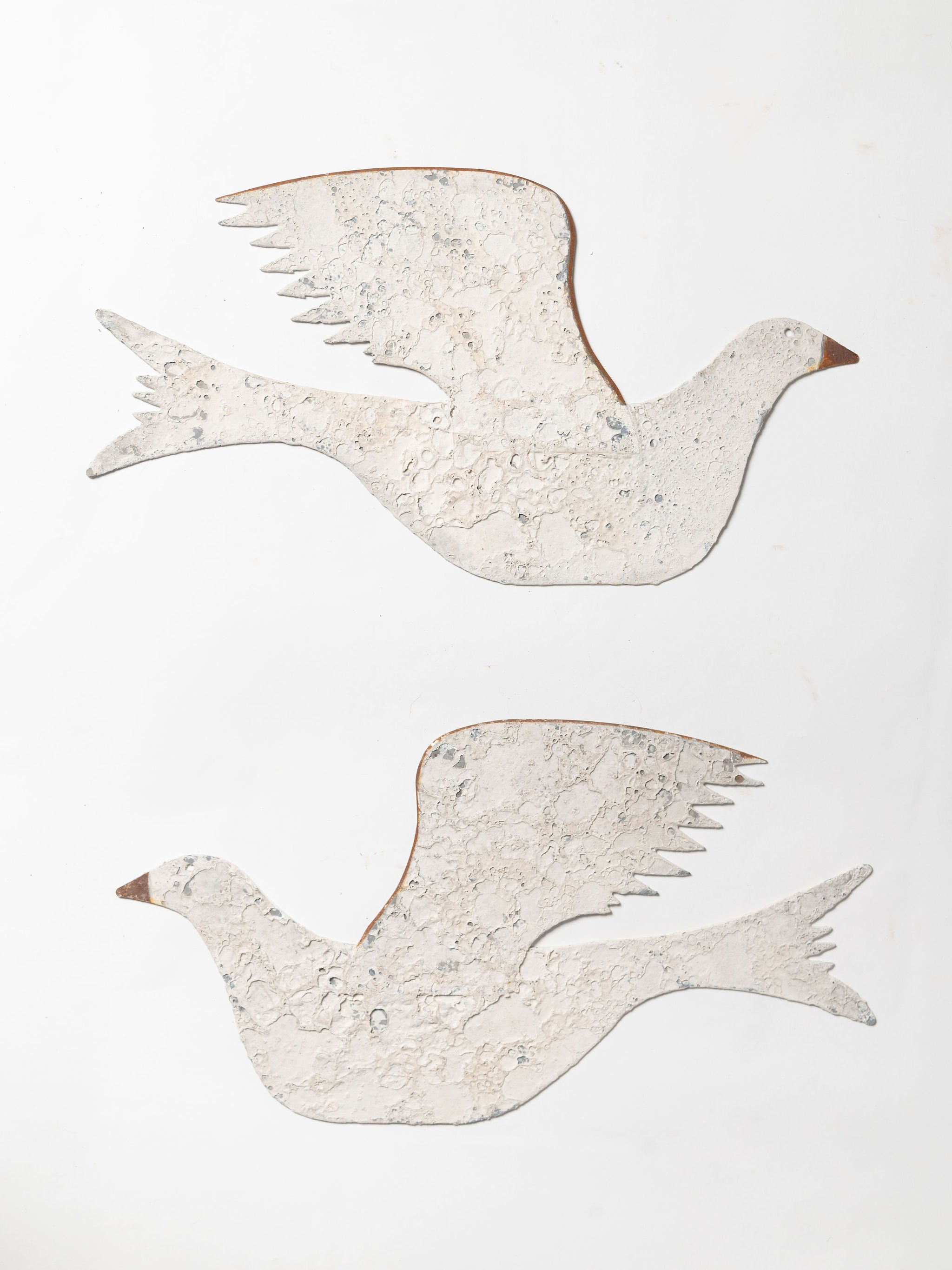 Handcrafted metal shaker style dove