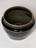 Vintage Chinese black glazed pot