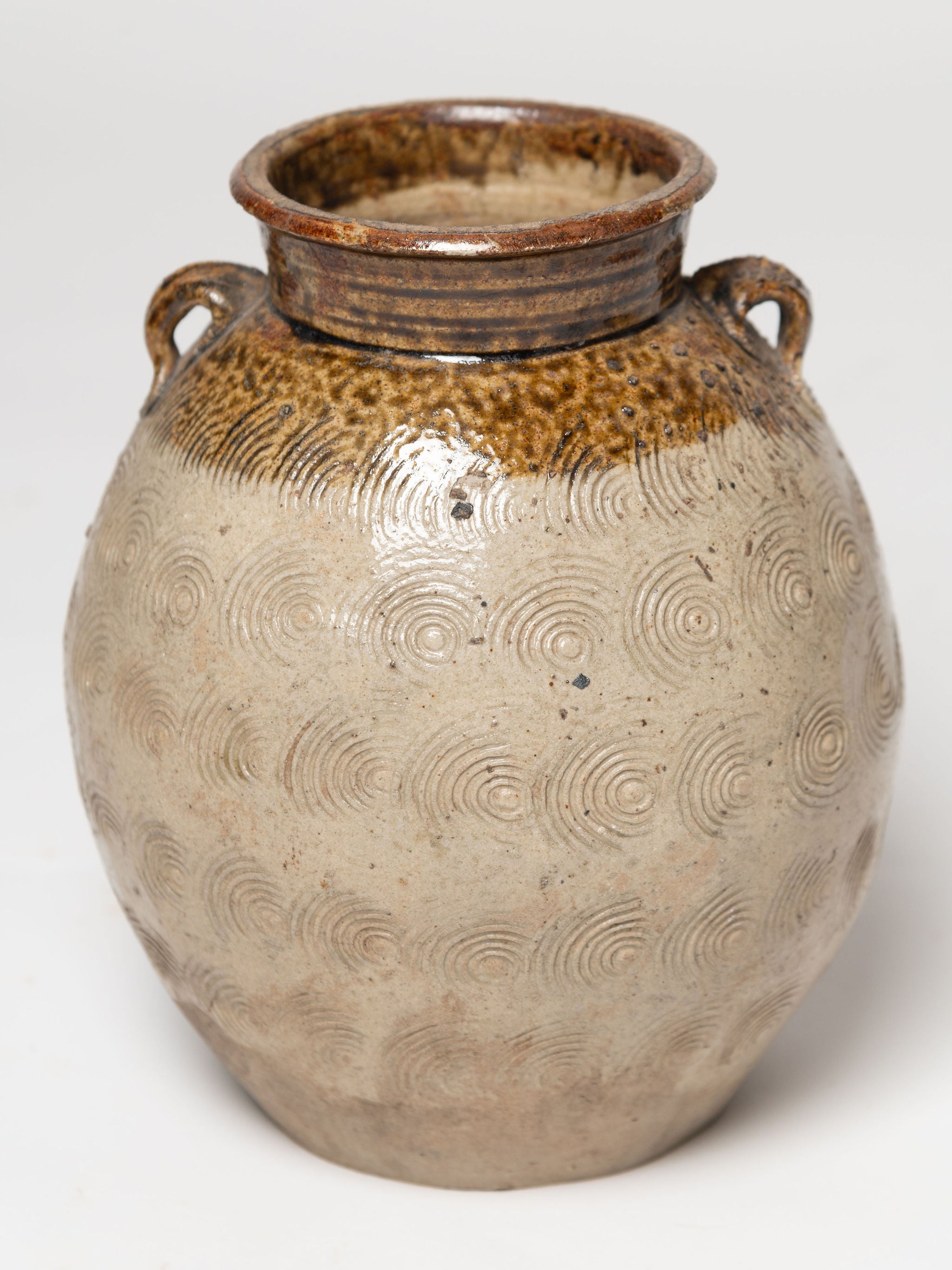 Beautiful Chinese glazed preserve jars