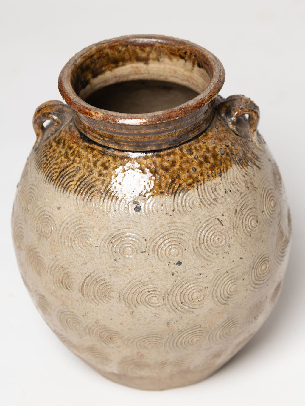 Beautiful Chinese glazed preserve jars
