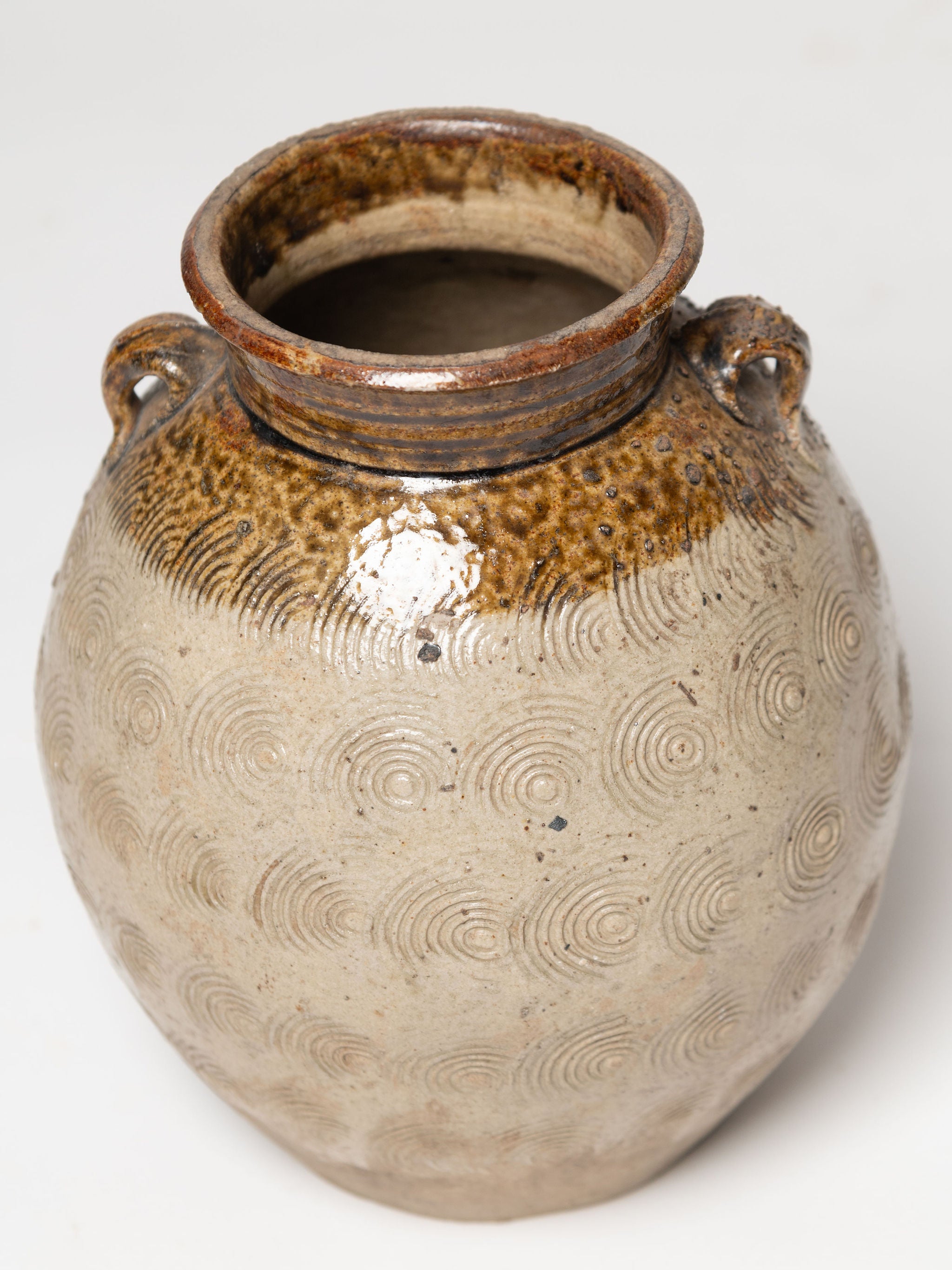 Beautiful Chinese glazed preserve jars