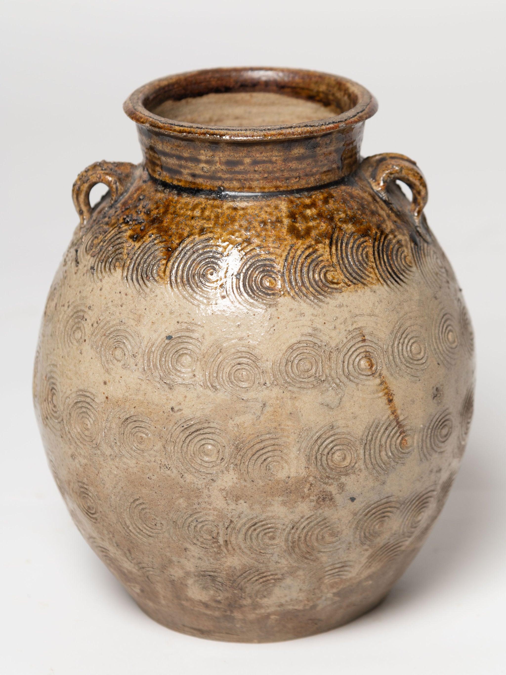 Beautiful Chinese glazed preserve jars