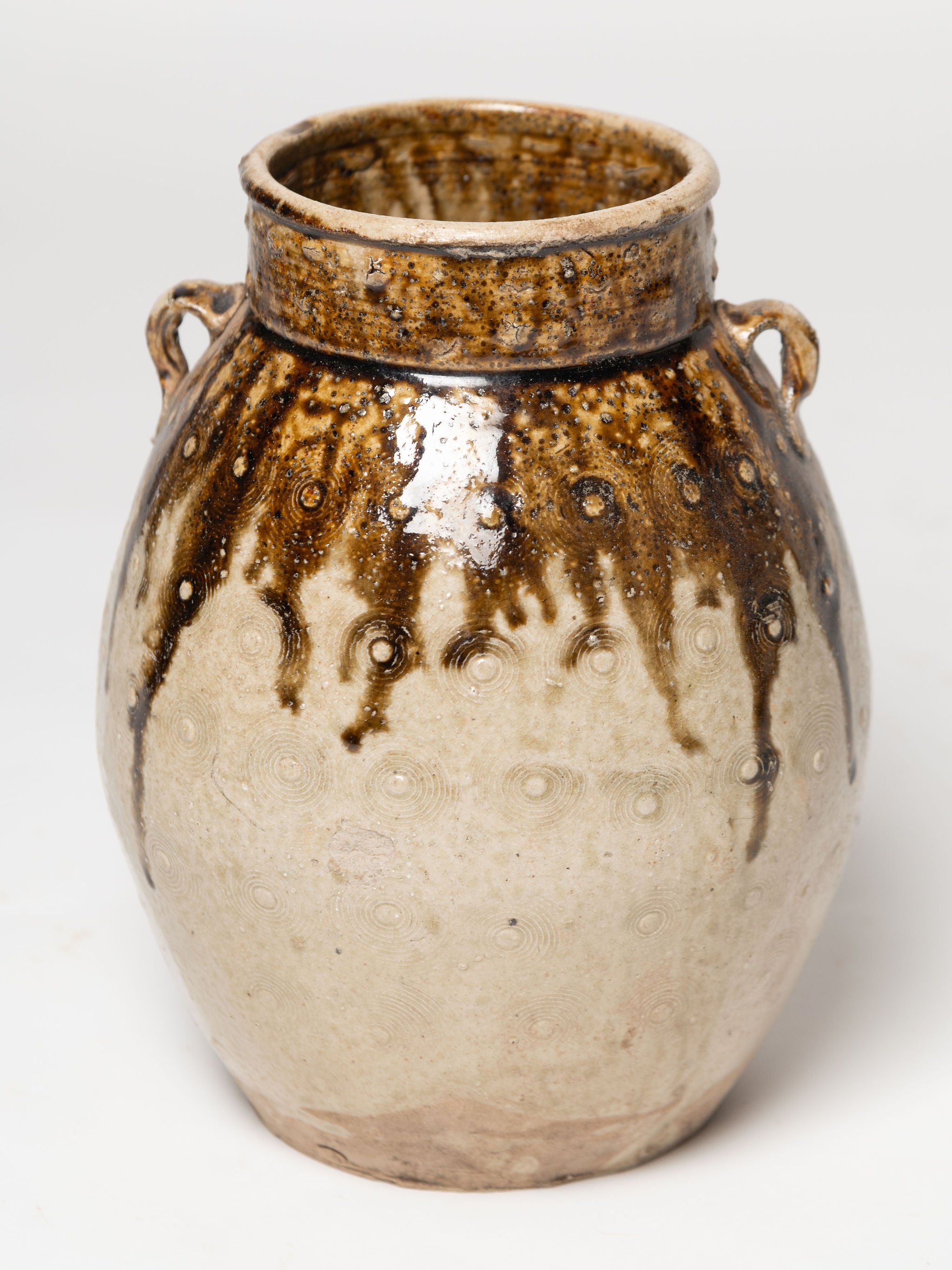 Beautiful Chinese glazed preserve jars