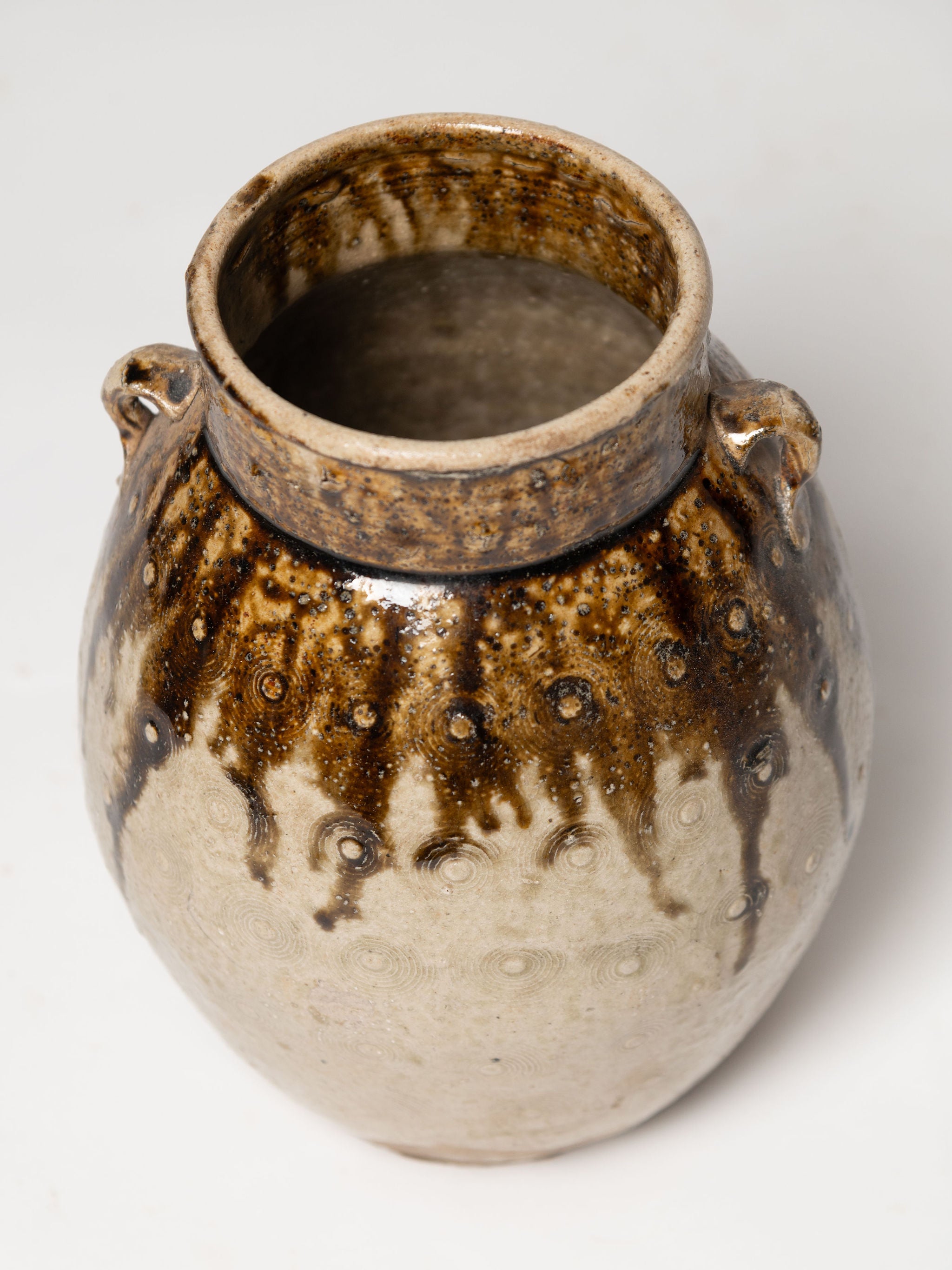 Beautiful Chinese glazed preserve jars