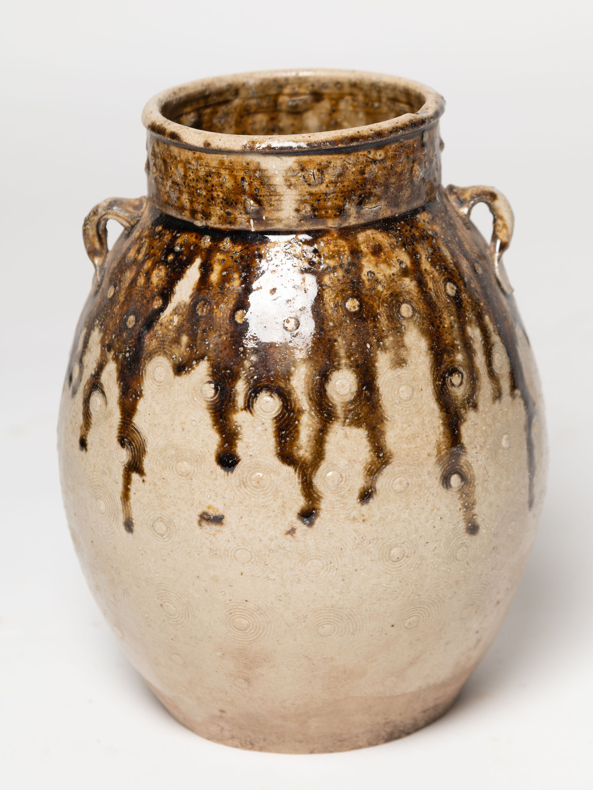 Beautiful Chinese glazed preserve jars