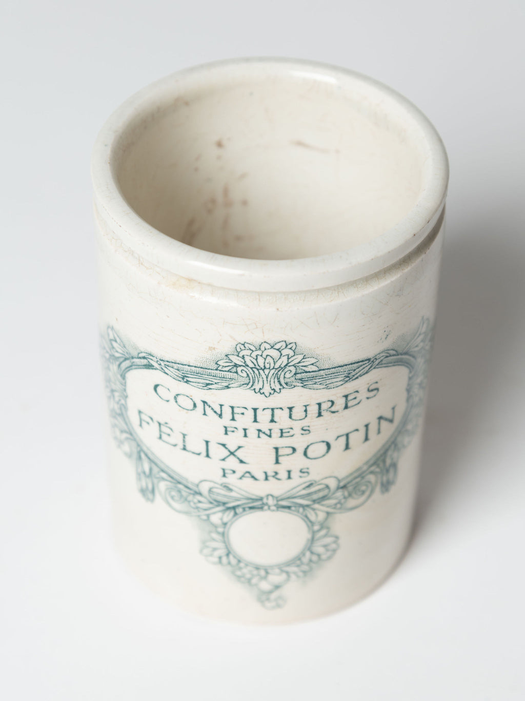 Antique French Felix Potin Confiture pots