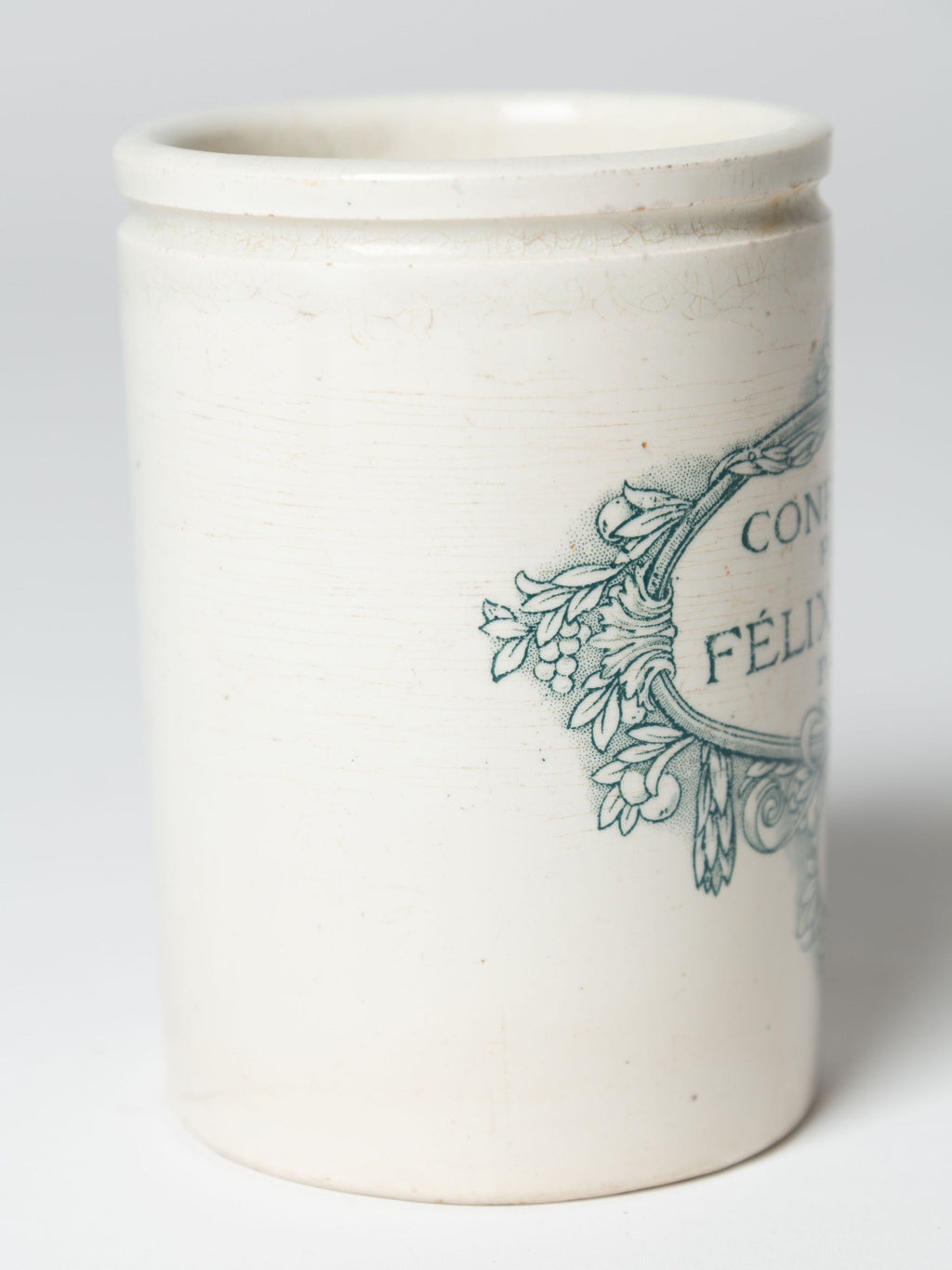 Antique French Felix Potin Confiture pots