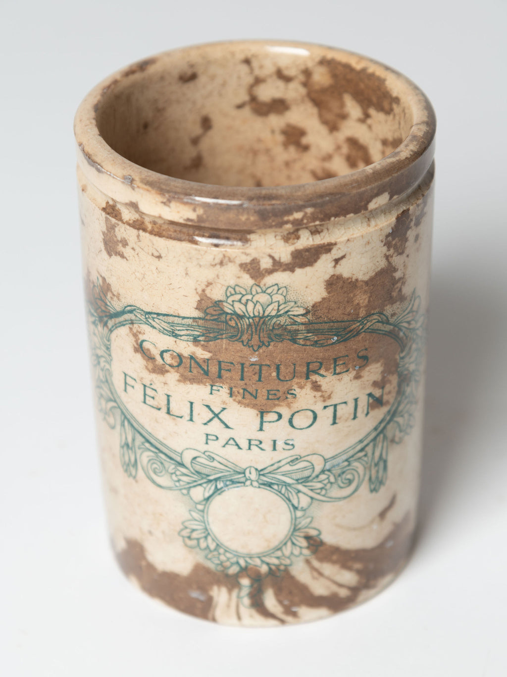 Antique French Felix Potin Confiture pots