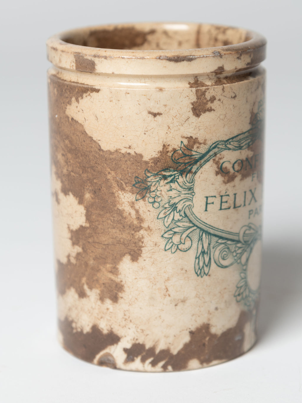 Antique French Felix Potin Confiture pots