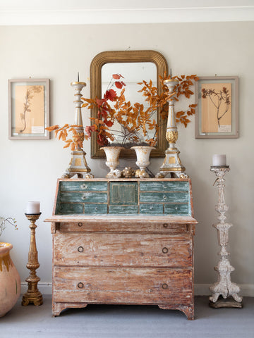 Antique 19th Century Swedish Secretaire bureau, circa 1880