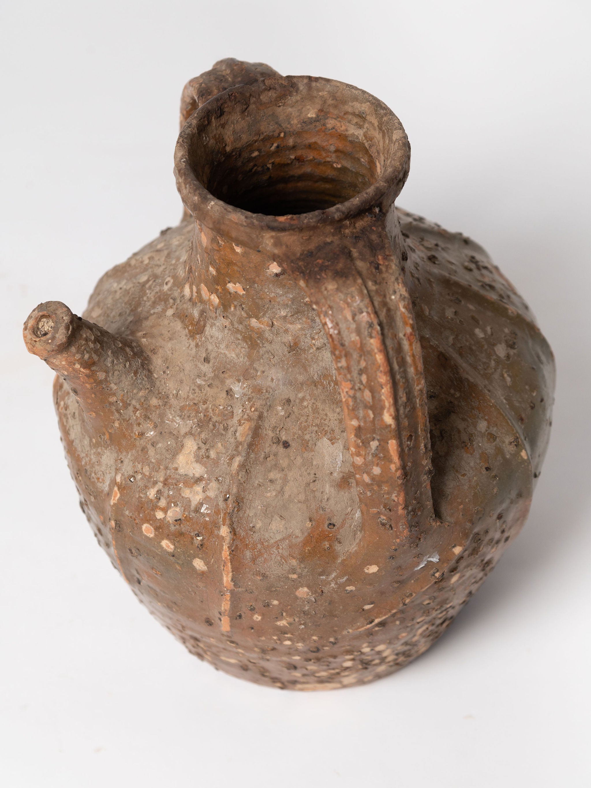 Antique 18th Century French Walnut Oil Jug