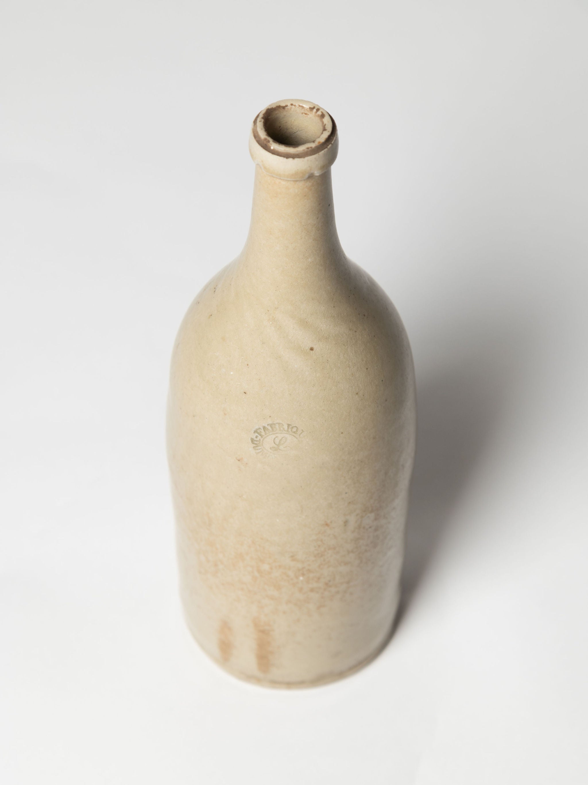 Antique 19th Century French Stoneware Cider bottle