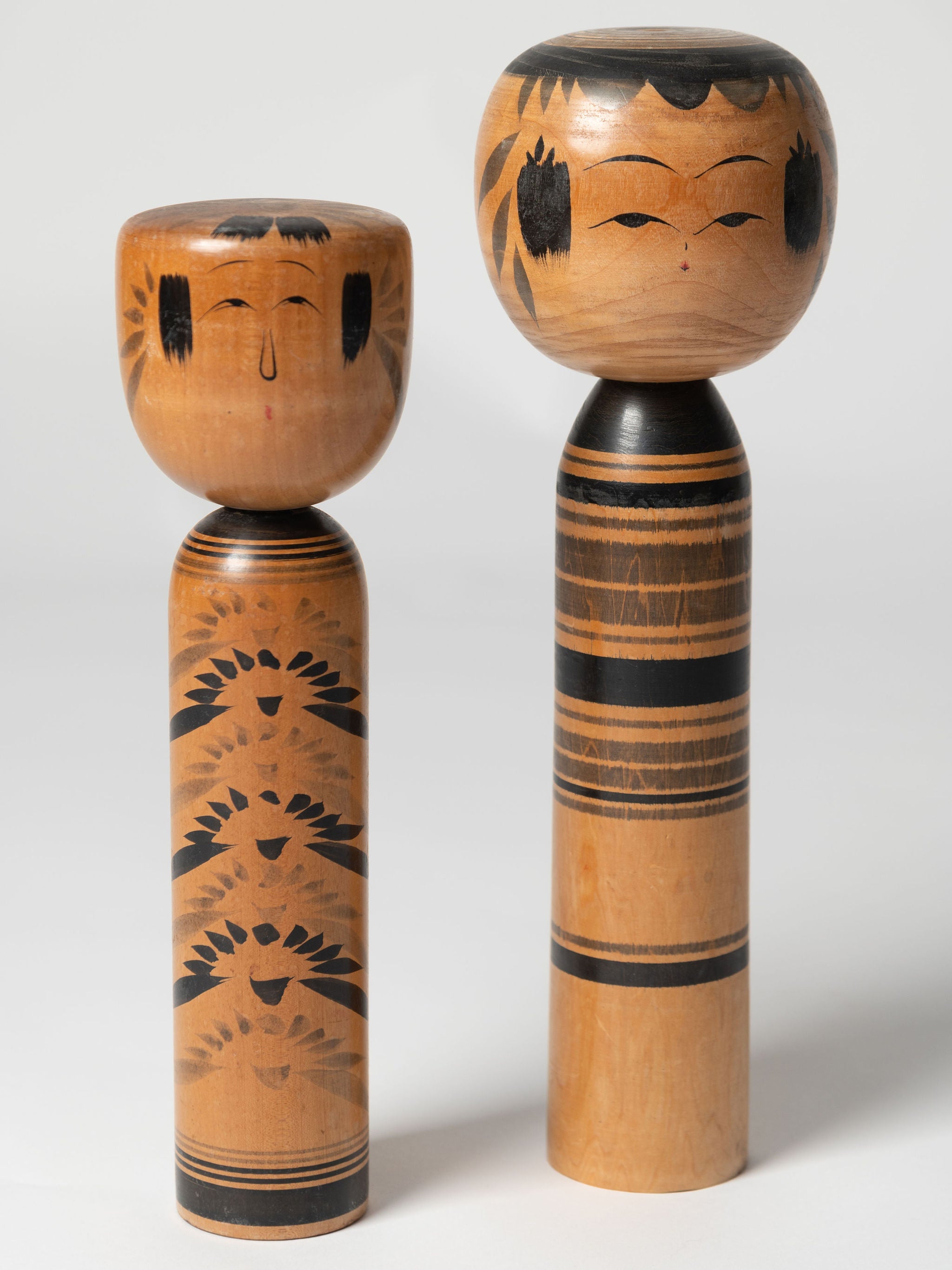 Vintage Mid century Japanese Kokeshi dolls