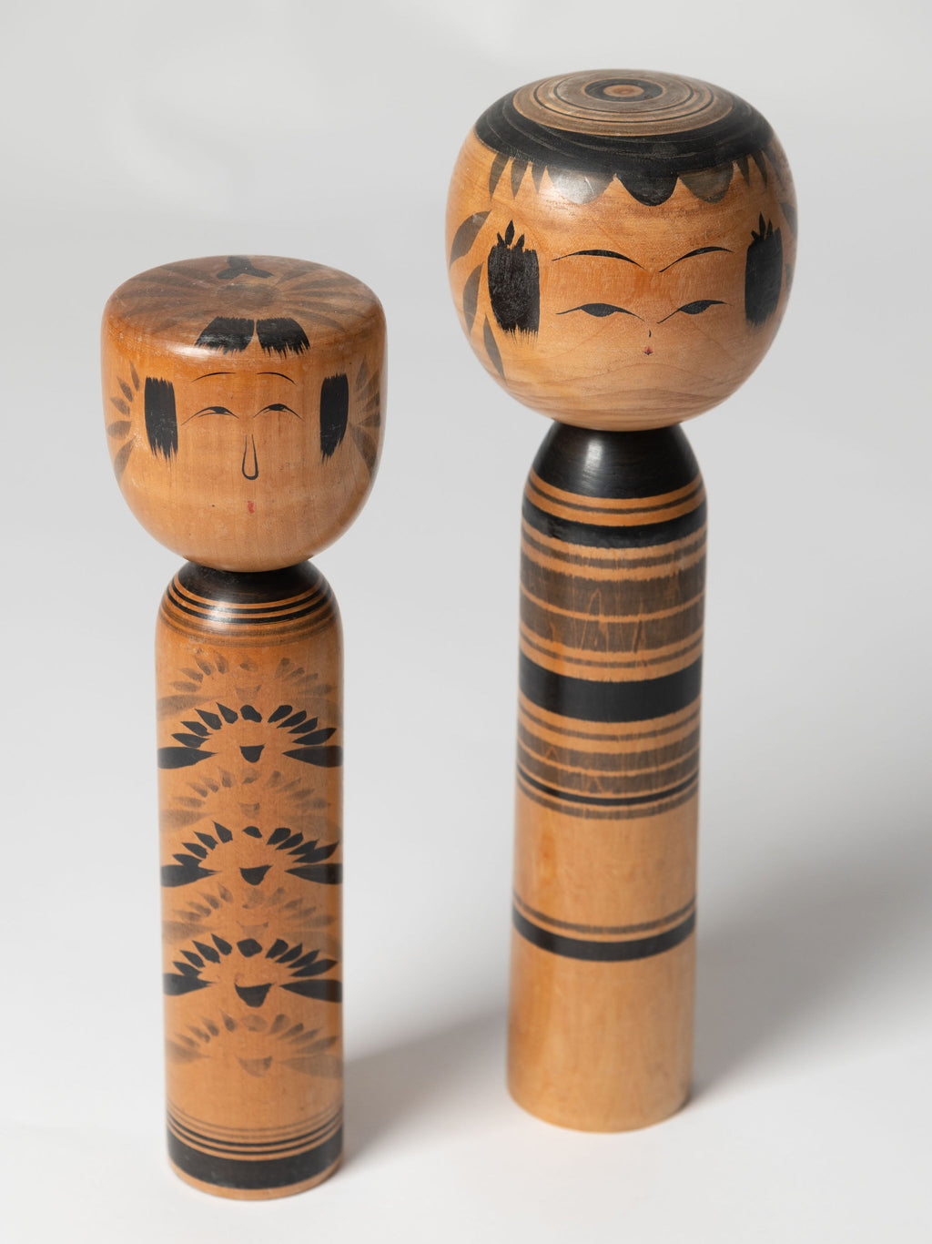 Vintage Mid century Japanese Kokeshi dolls