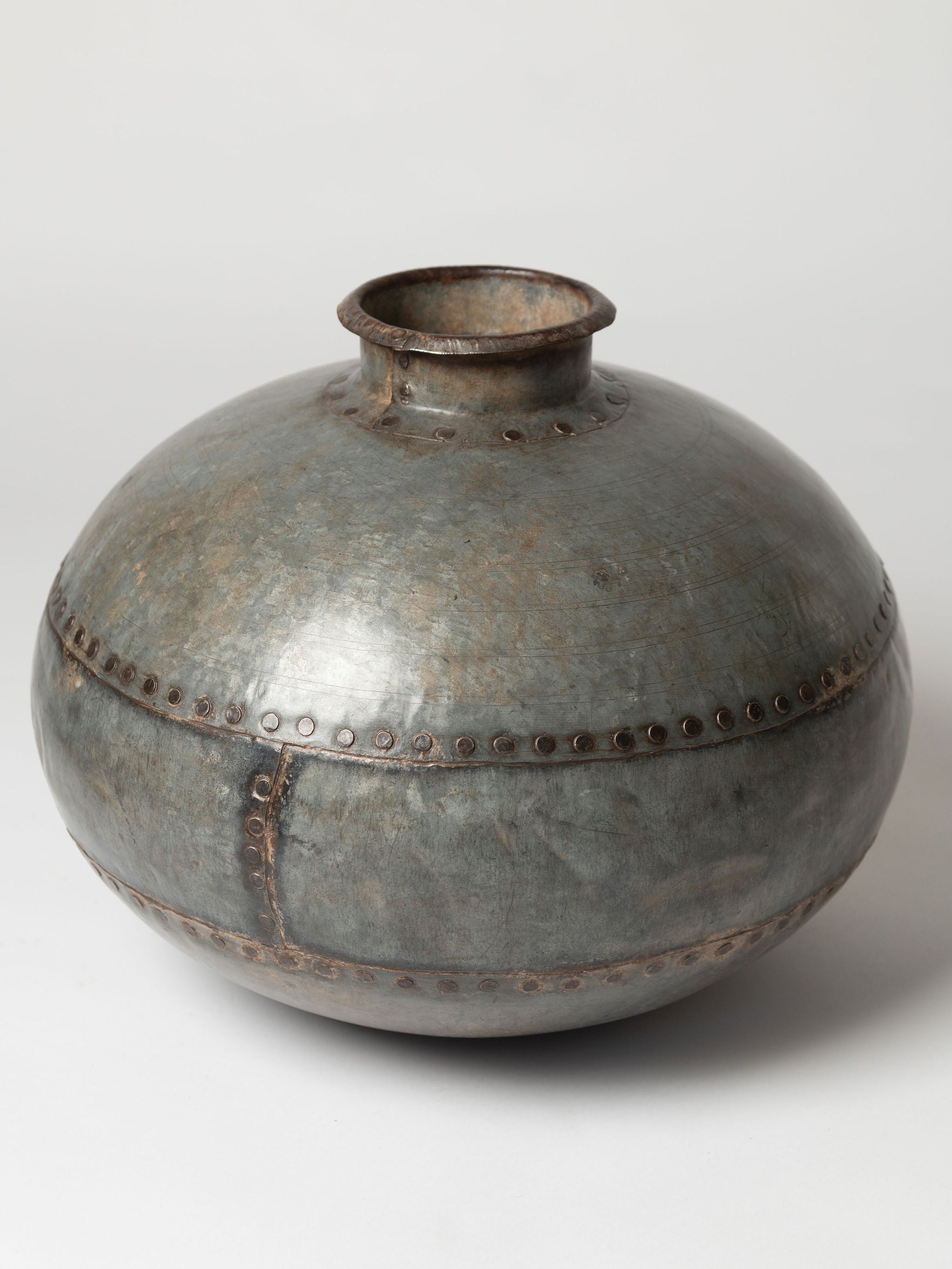 Handcrafted Metal Indian Water Vessels