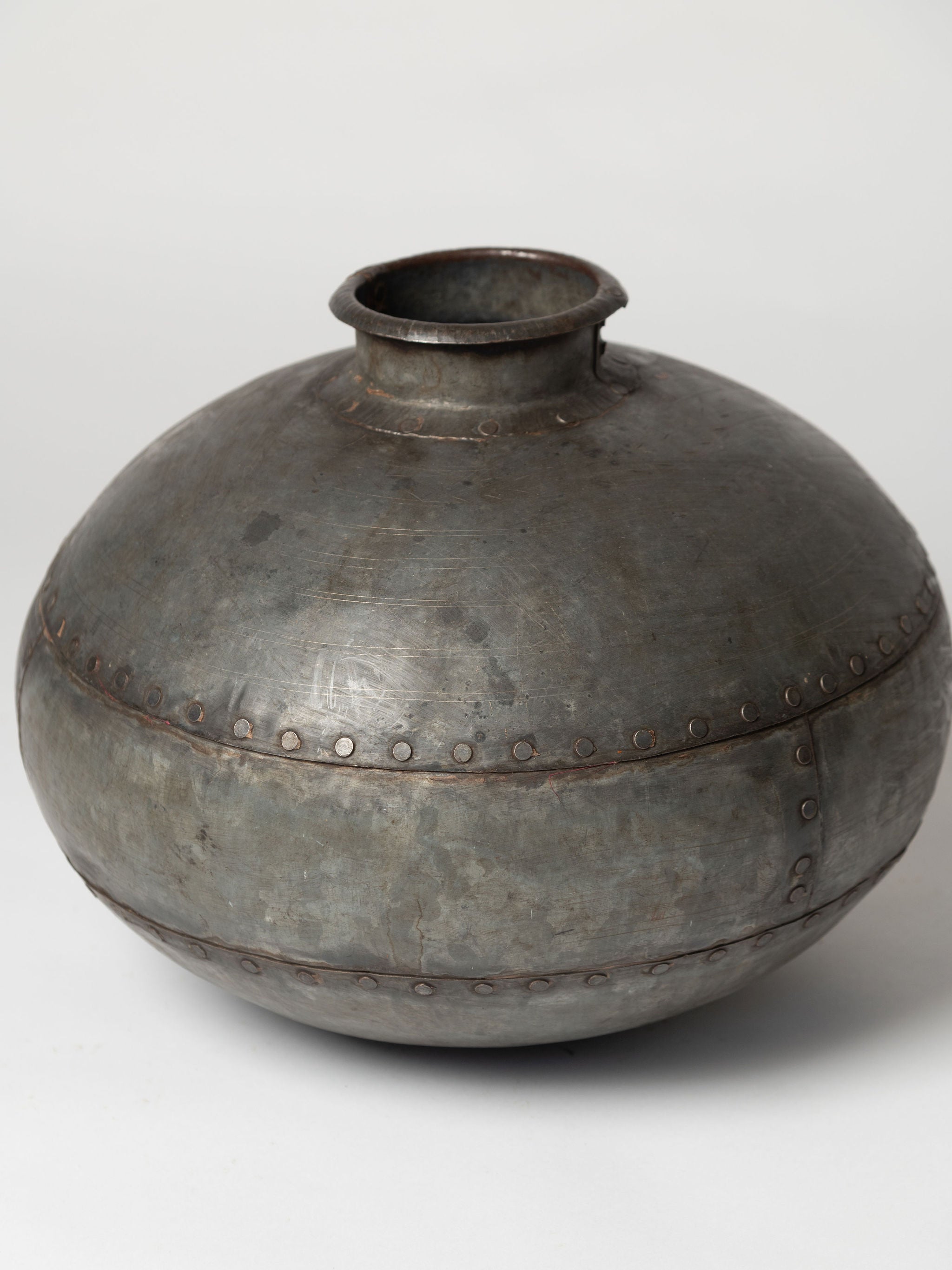 Handcrafted Metal Indian Water Vessels