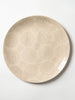 Wonki ware dinner plates in Patterned warm grey