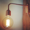 Pair Danish Copper Wall Lamps - Decorative Antiques UK  - 2