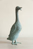 Vintage French Verdigris Copper Decorative Duck - Decorative Antiques UK  - 1