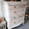 Antique 19th Century Swedish Chest of Drawers with later paint - Decorative Antiques UK  - 6