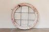 Antique French Round Wooden Window with original paint, lead and glass - Decorative Antiques UK  - 2