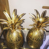 Stunning Matching Pair Mid Century Brass Pineapples 24cm high - Decorative Antiques UK  - 8