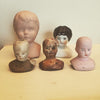 Collection of Antique Miniature porcelain Dolls heads - Decorative Antiques UK  - 3