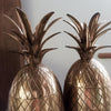 Stunning Matching Pair Mid Century Brass Pineapples 24cm high - Decorative Antiques UK  - 5