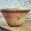 Large Vintage French Glazed Terracotta Bowl - Decorative Antiques UK  - 4