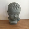 Lovely Vintage French Bust of a Small Child, signed - Decorative Antiques UK  - 1