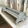 Small Vintage French Galvanised Chicken Feeder - Decorative Antiques UK  - 2