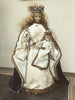 Antique Belgian Madonna and Baby Child Wax Dolls - Decorative Antiques UK  - 1