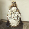 Antique Belgian Madonna and Baby Child Wax Dolls - Decorative Antiques UK  - 2