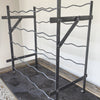 Small Vintage French Country Style Metal Wine Rack - Decorative Antiques UK  - 2