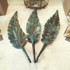Handmade Copper Feathers with Verdigris Patina - Decorative Antiques UK  - 6