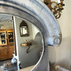 Gorgeous Antique Zinc "Bulls Eye"/Oeil de bouef Mirror - Decorative Antiques UK  - 5
