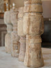 Antique Wooden Balustrade candlesticks - Decorative Antiques UK  - 1