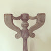 Antique French Wooden Standing Candelabra with original paint - Decorative Antiques UK  - 5