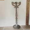 Antique French Wooden Standing Candelabra with original paint - Decorative Antiques UK  - 7